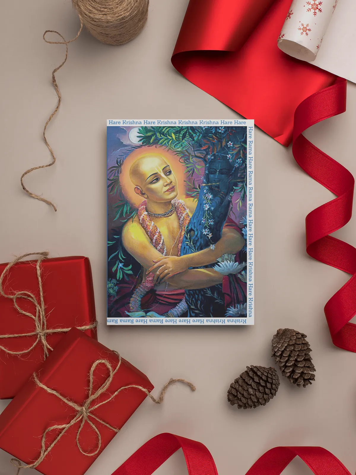 Krishna Cards greeting card among gifts